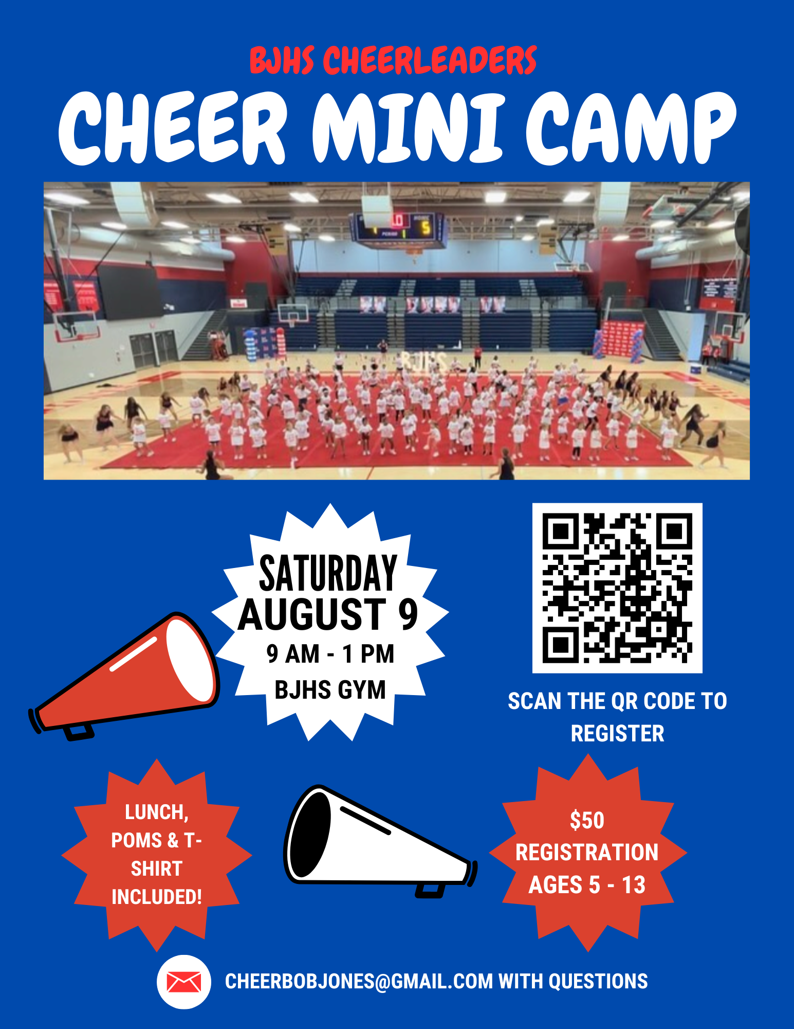 2025 BJHS Cheer Mini Camp